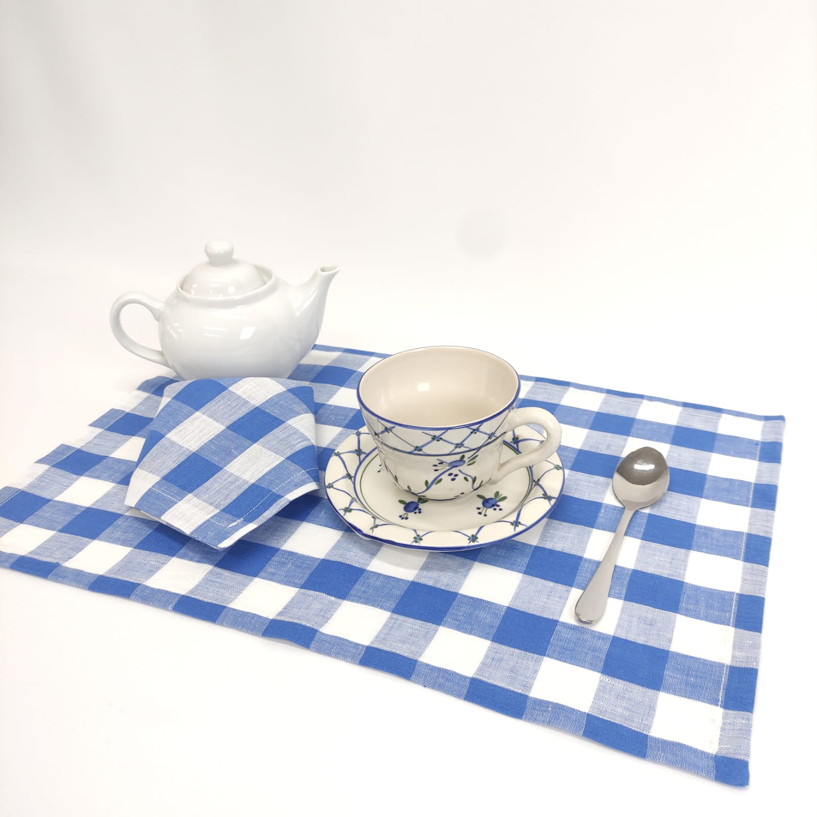 Individual Linho Of Xadrez