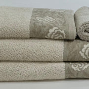 Conjunto de Toalhas Felpo Bege