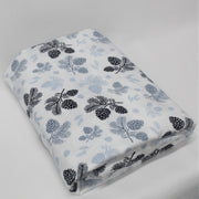 Lençol de Baixo Flanela Pinha Azul