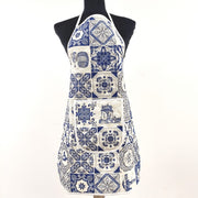 Avental Acolchoado Azulejos Azul