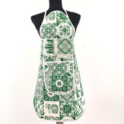Avental Acolchoado Azulejos Verde