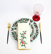 Guardanapo Mistletoe Linho JOL