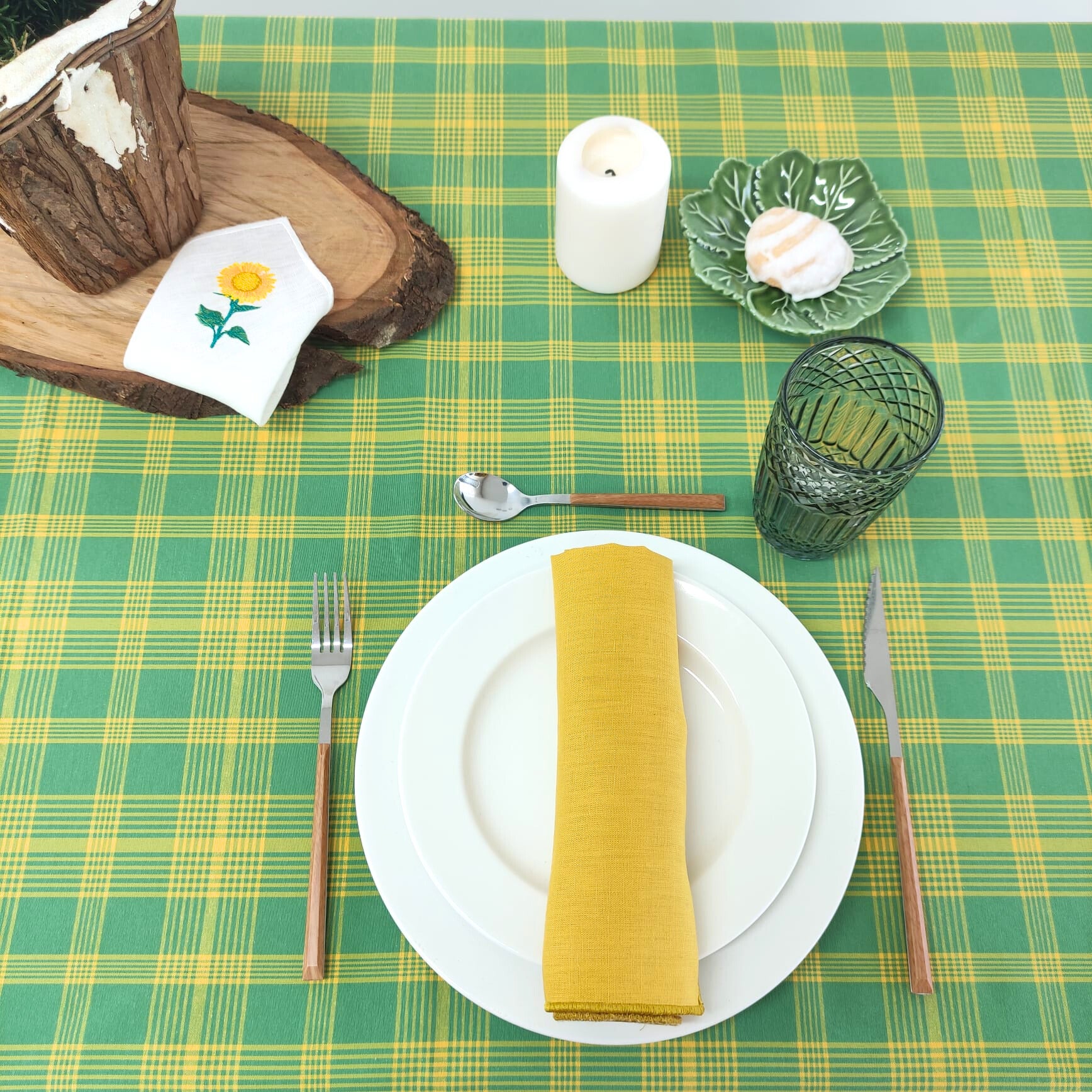 Guardanapo Linho Of Amarelo