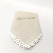 Fralda Rustic Renda Bebé Personalizada