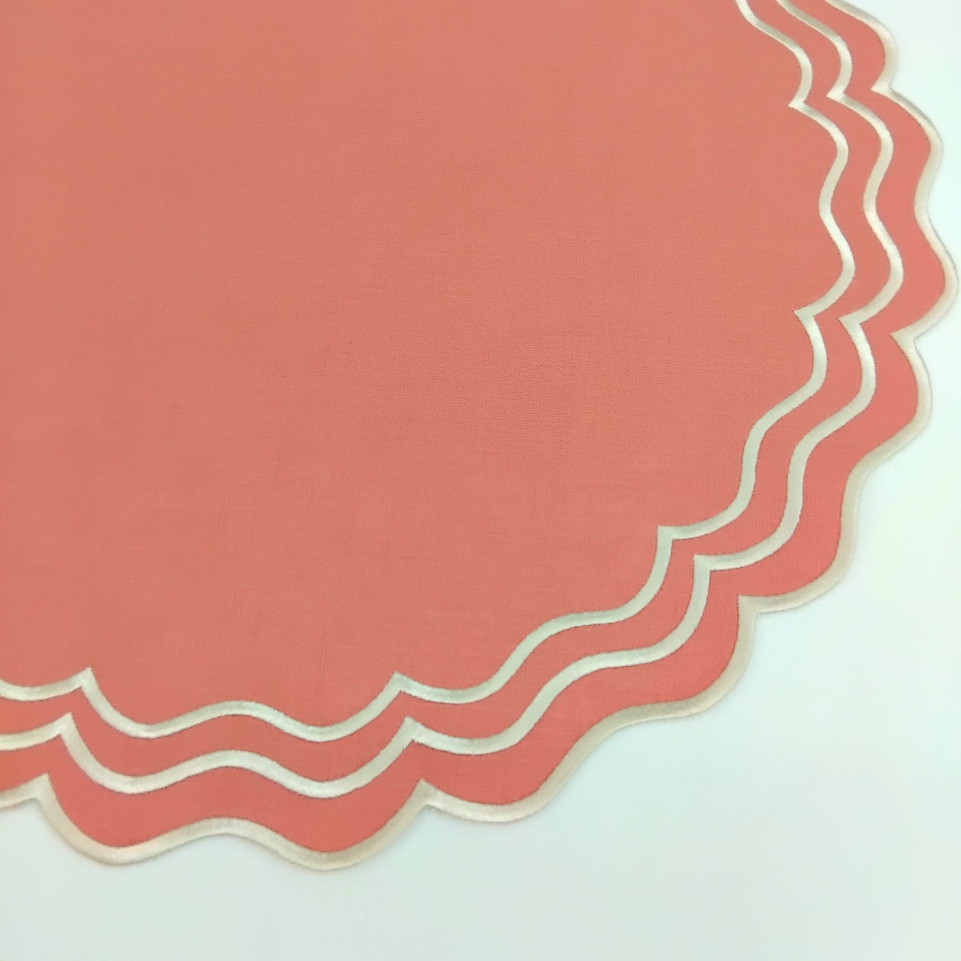 Individual Salmon Linho COL