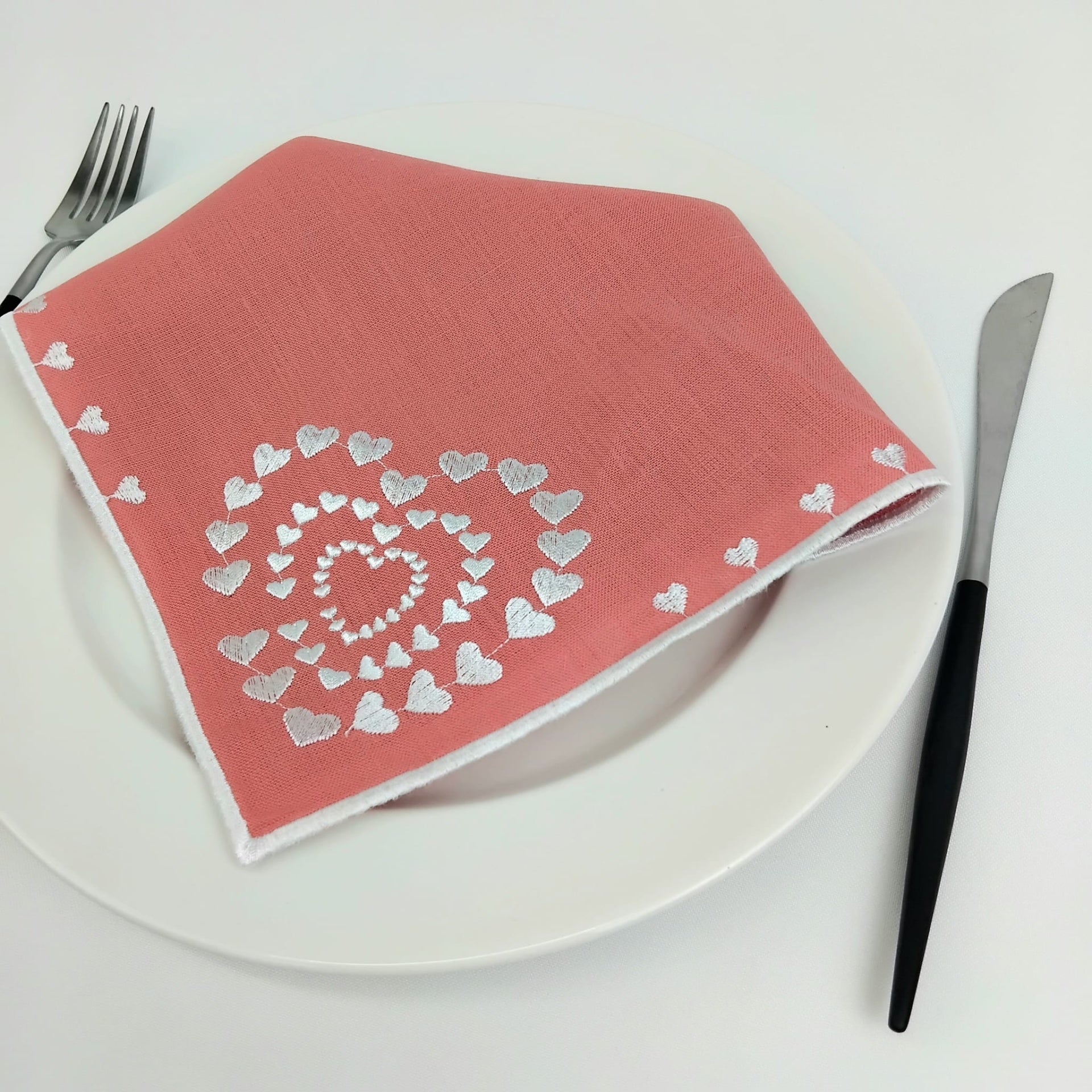 Guardanapo Salmon Linho COL