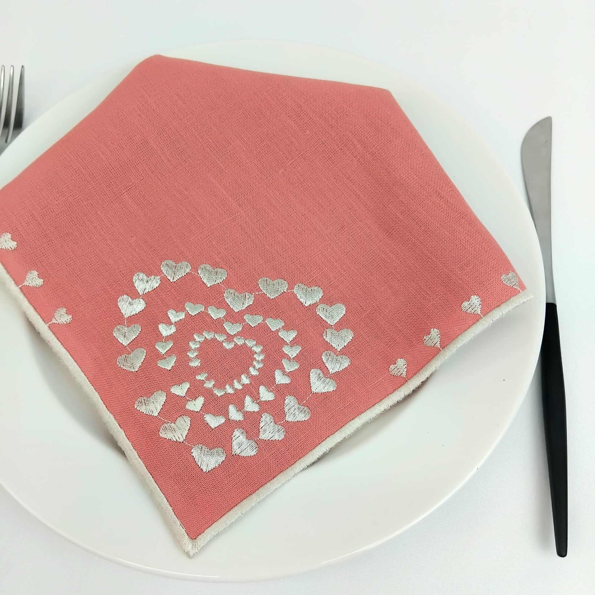 Guardanapo Salmon Linho COL
