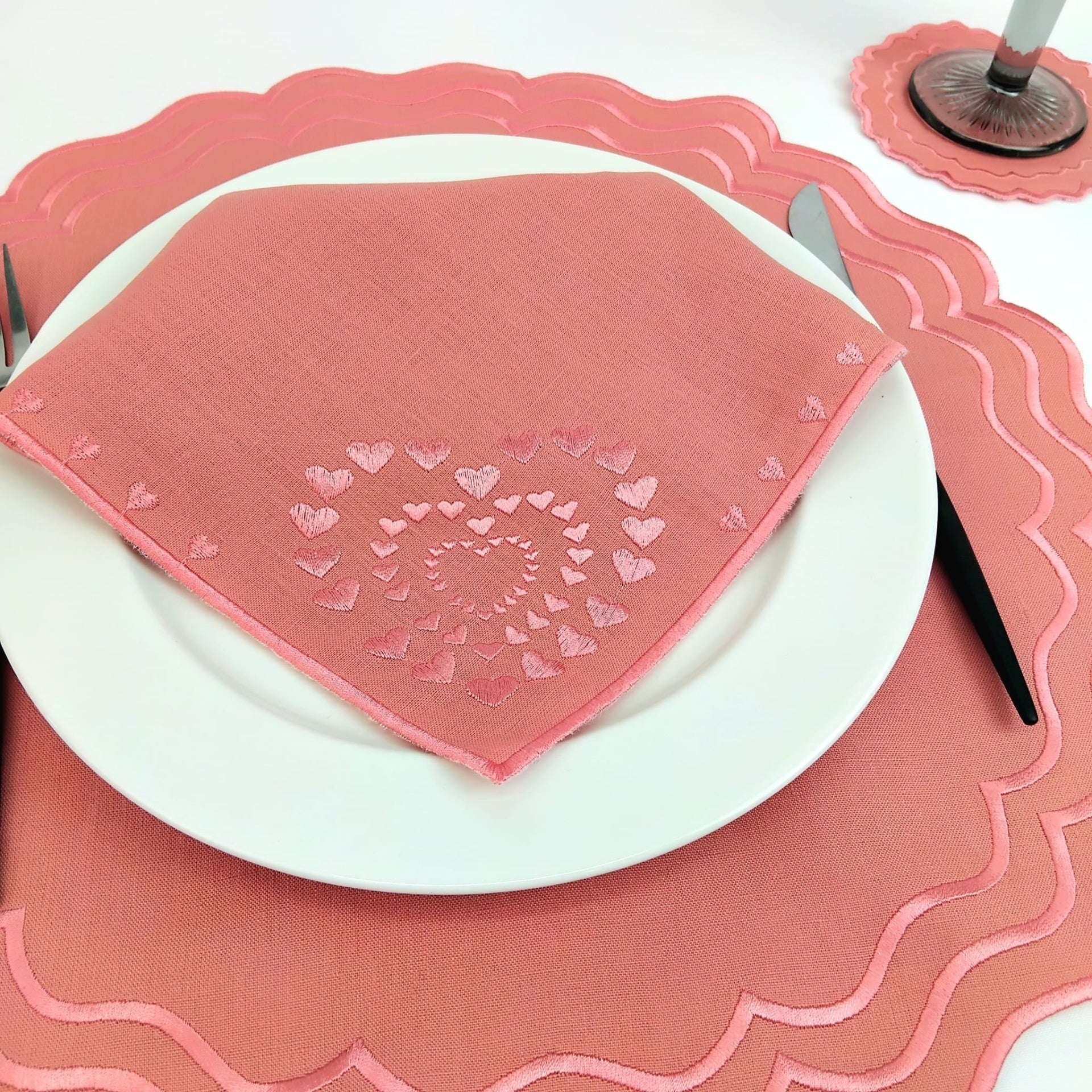 Guardanapo Salmon Linho COL