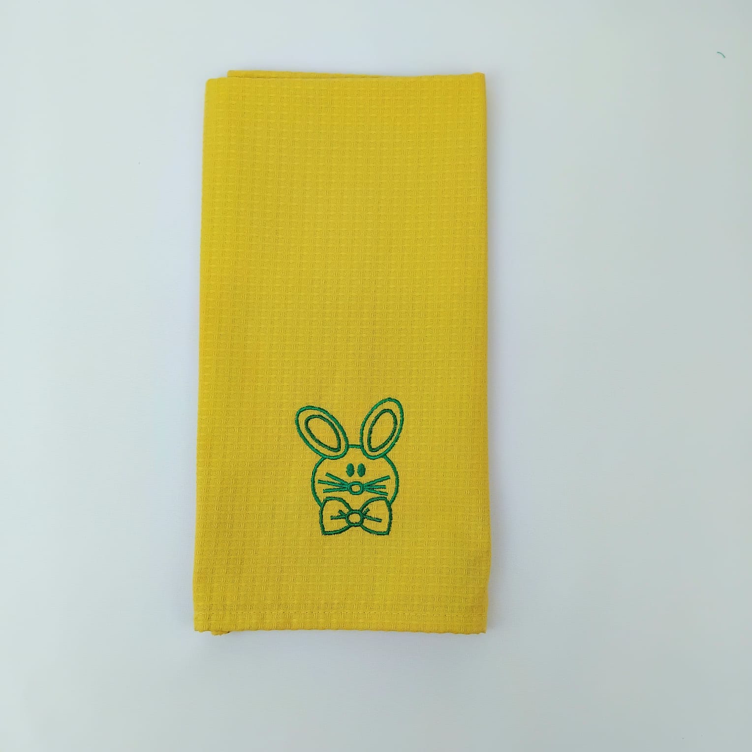 Pano de Cozinha Easter Rabbit Amarelo