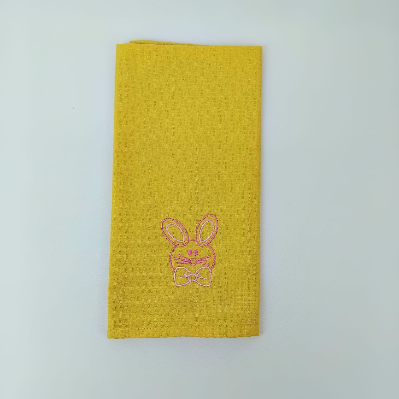Pano de Cozinha Easter Rabbit Amarelo
