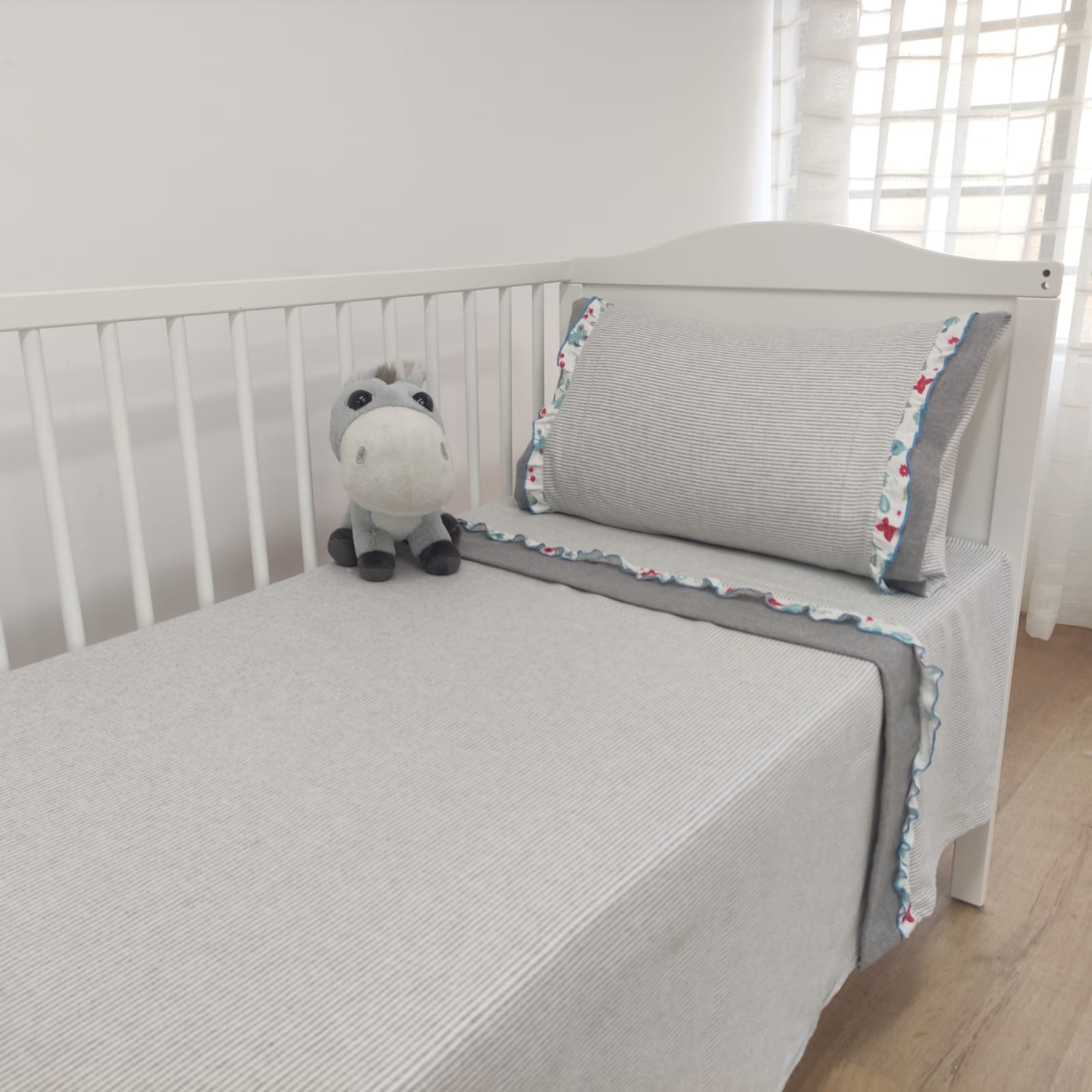 Jogo de Cama Bebé Flanela Butterfly