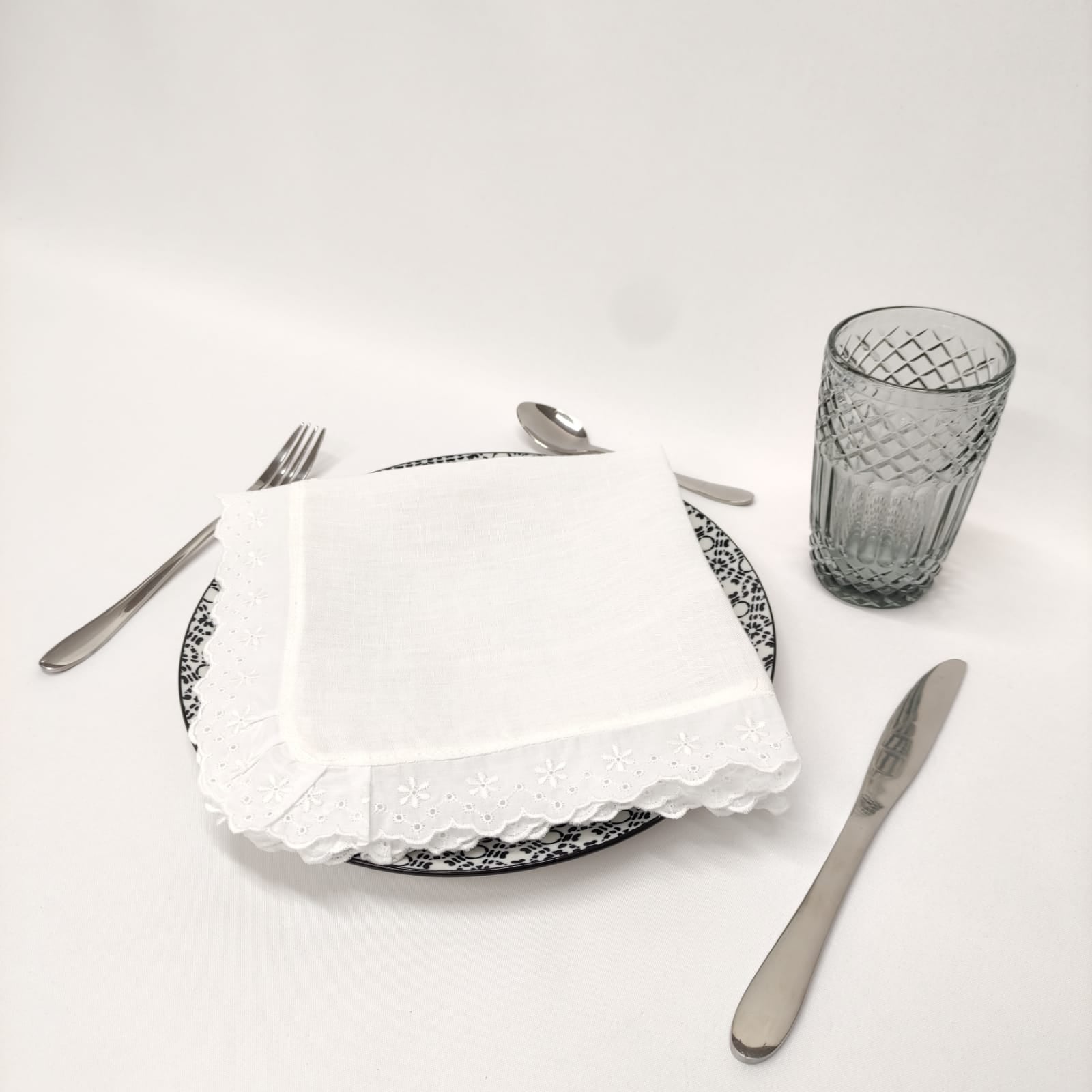 Guardanapo Renda Classic Linho JOL