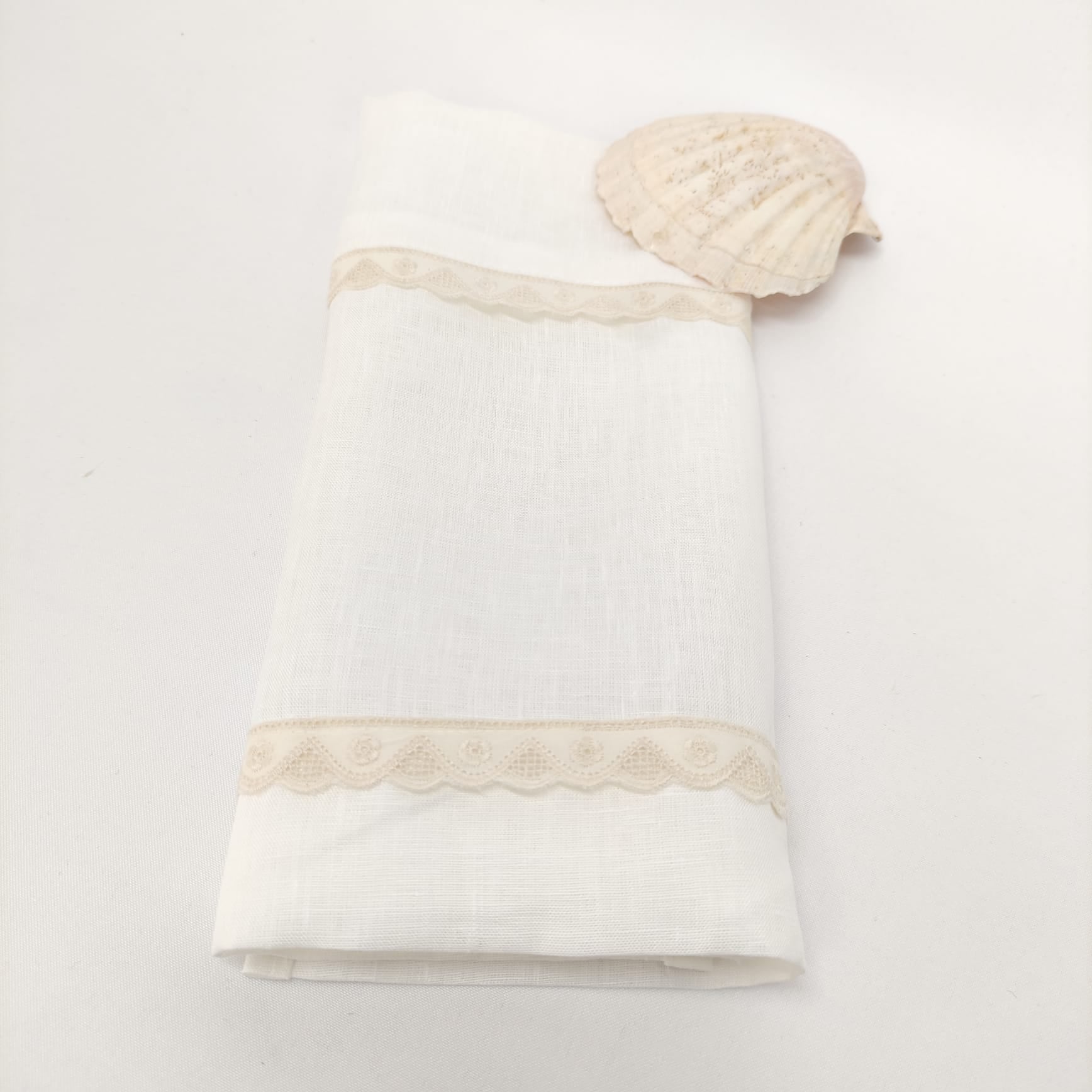 Toalha de Batismo Romantic Linho JOL