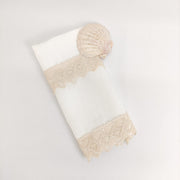 Toalha de Batismo Crochê Personalizável