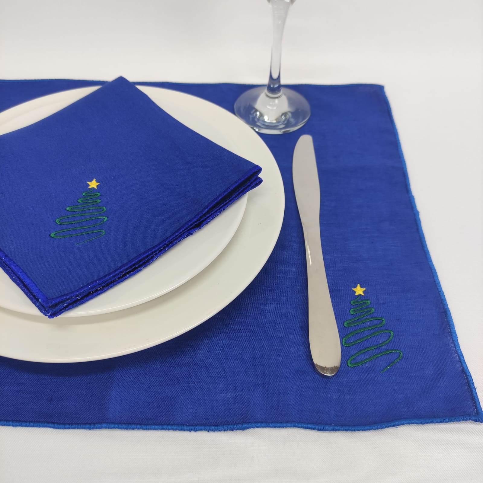 Individual Linho Of Rolinho Christmas Tree