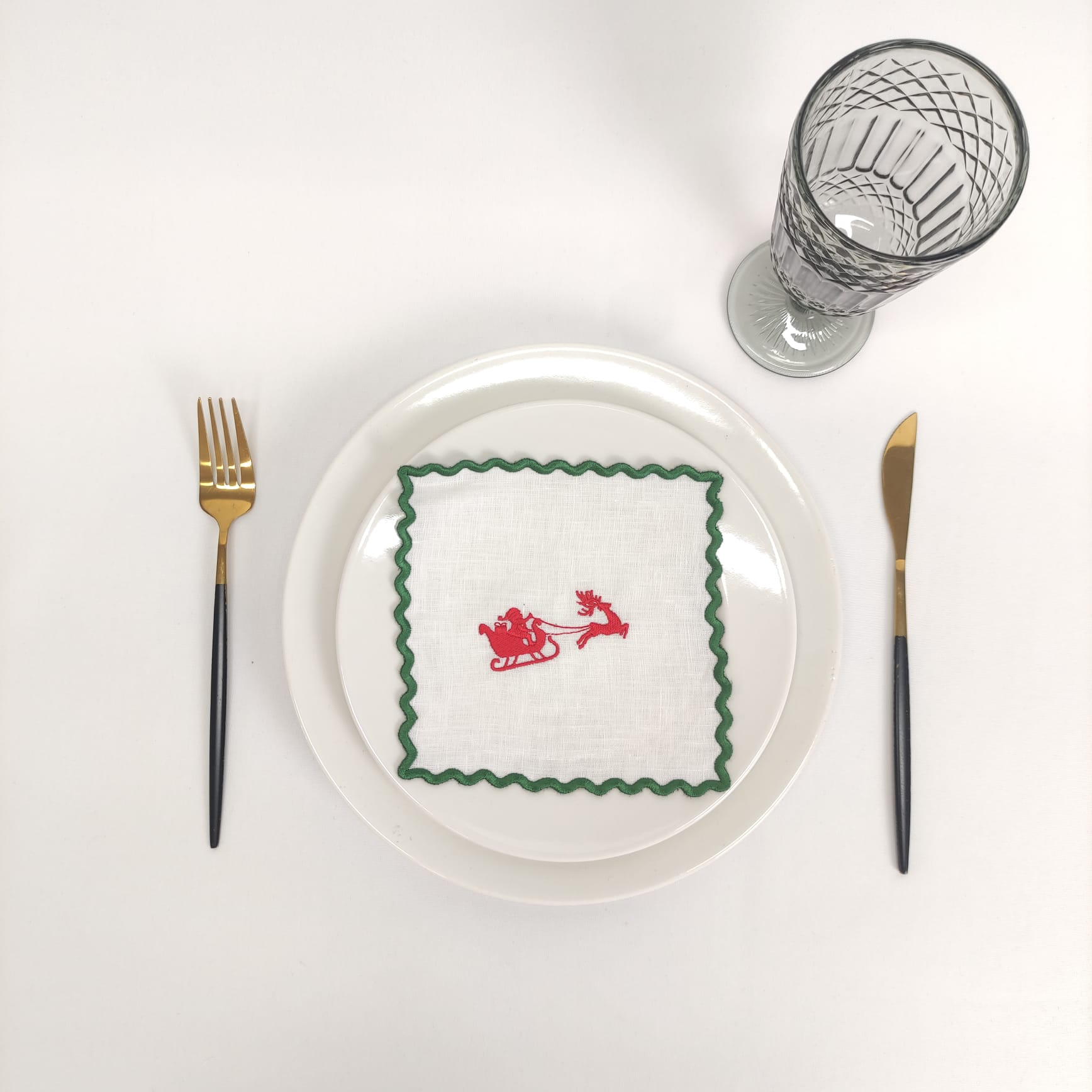 Guardanapo Linho JOL Cocktail Trenó