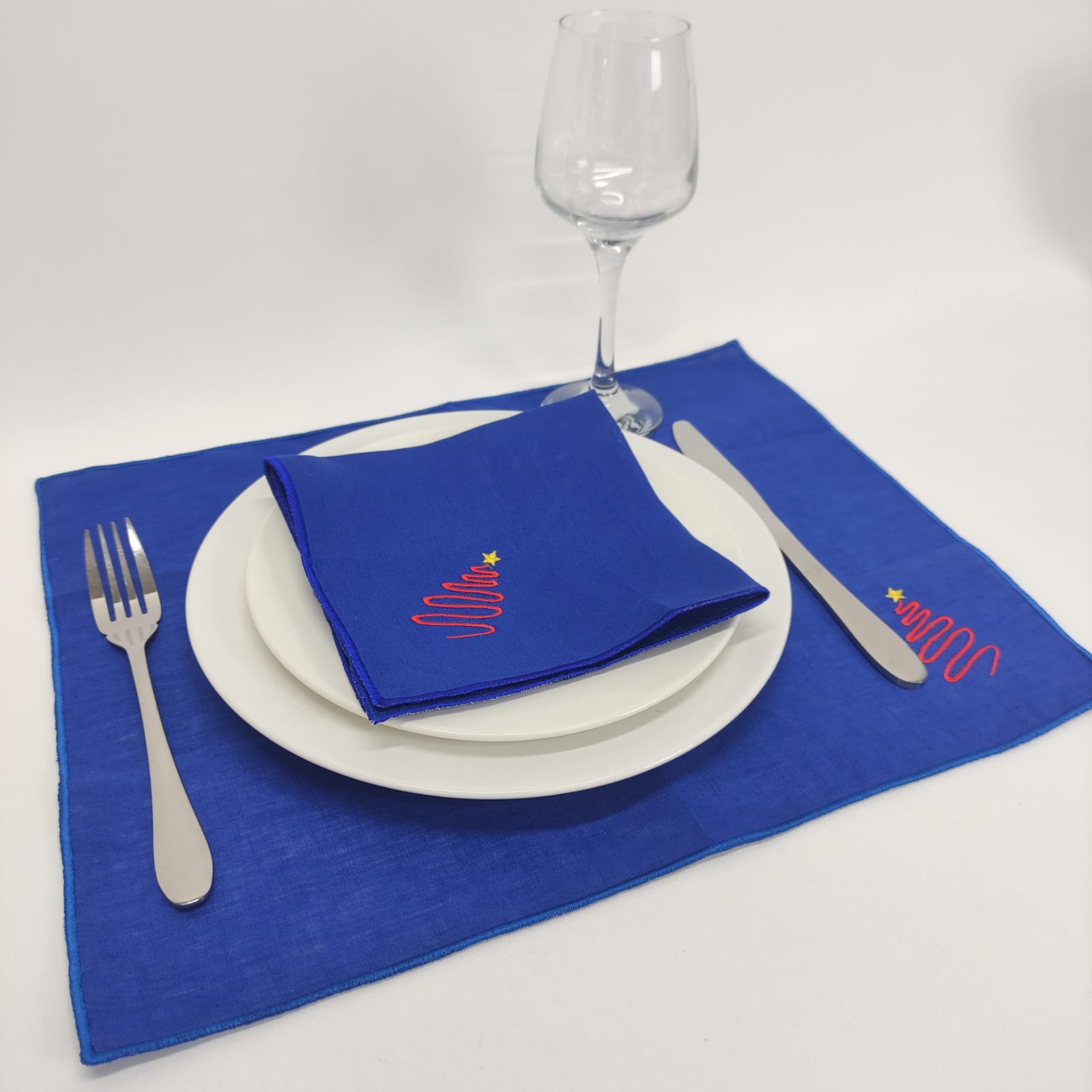 Individual Linho Of Rolinho Christmas Tree