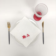 Guardanapo Rolinho Linho Of Trenó White