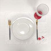 Individual Rolinho Linho Of Trenó White