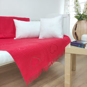 Manta Decorativa Hearts