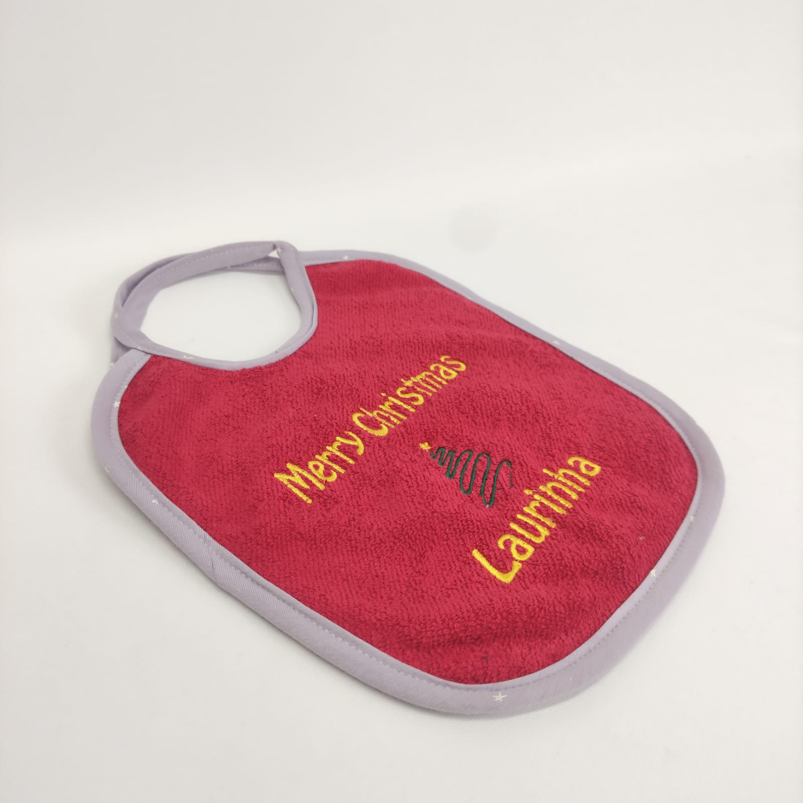 Babete Felpo Christmas Personalizado