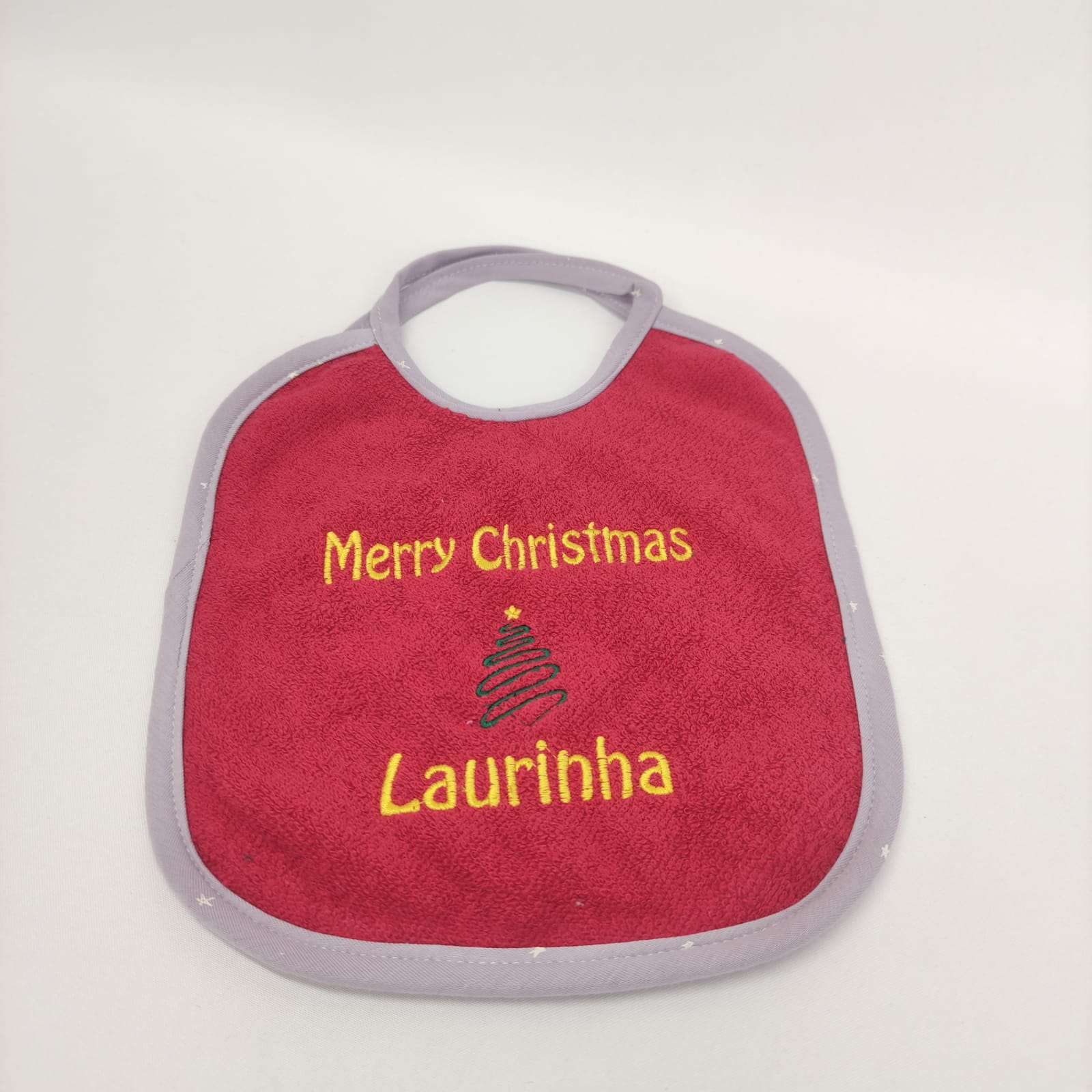 Babete Felpo Christmas Personalizado