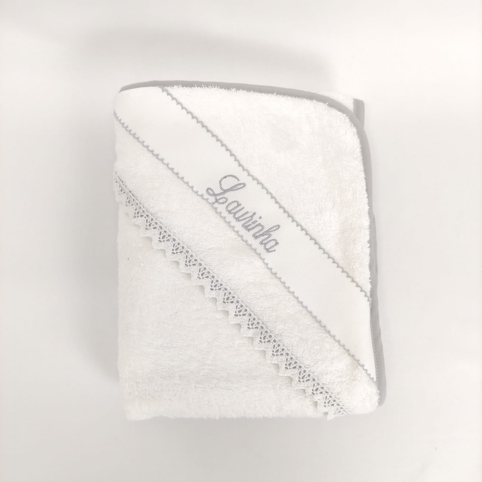 Toalha Banho Com Renda Personalizado