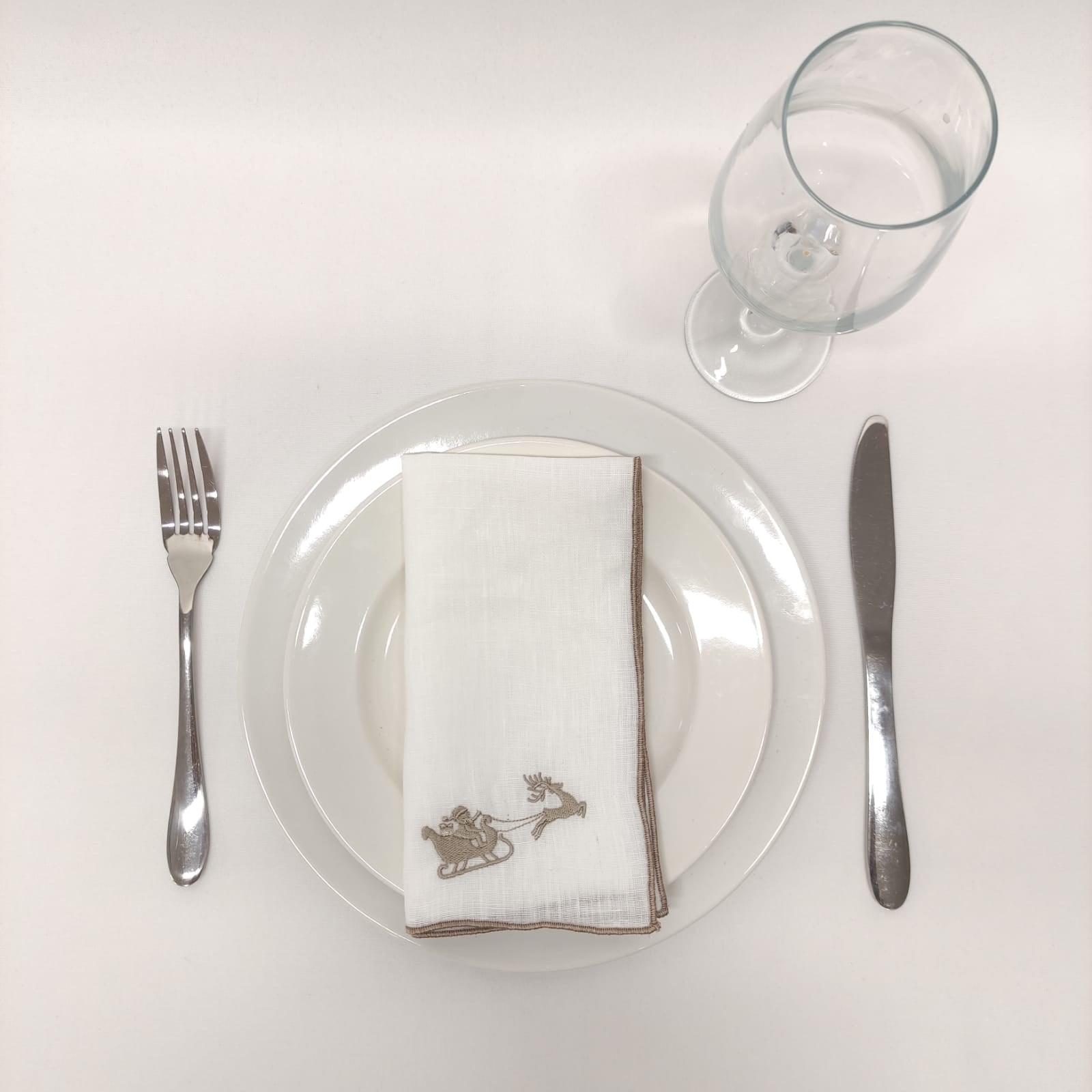 Guardanapo Trenó Mágico Linho JOL