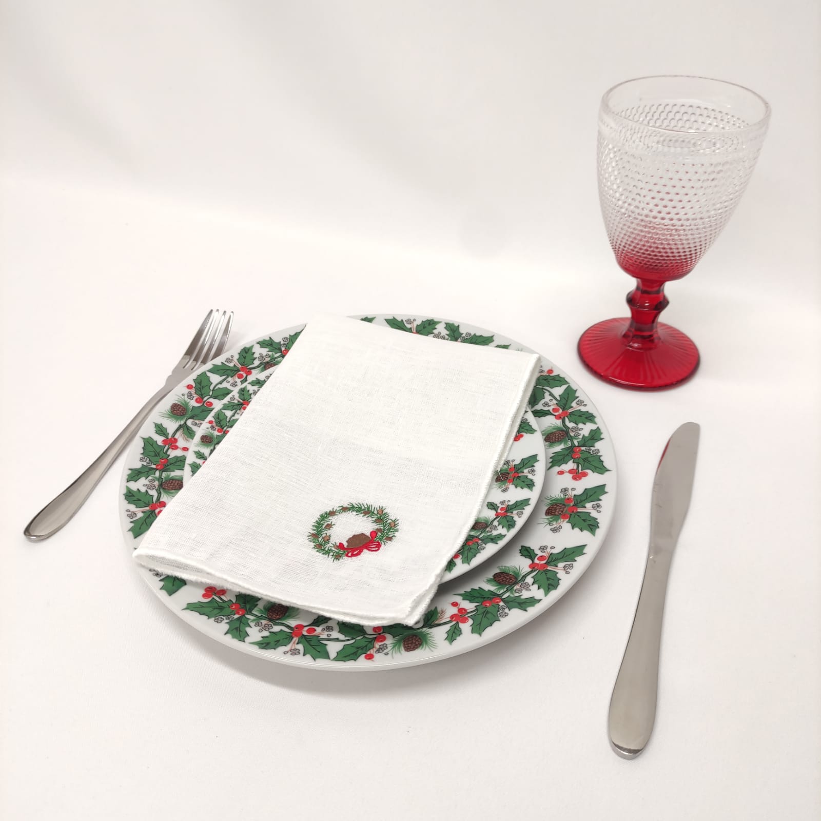 Guardanapo Rolinho Linho Of Grinalda White