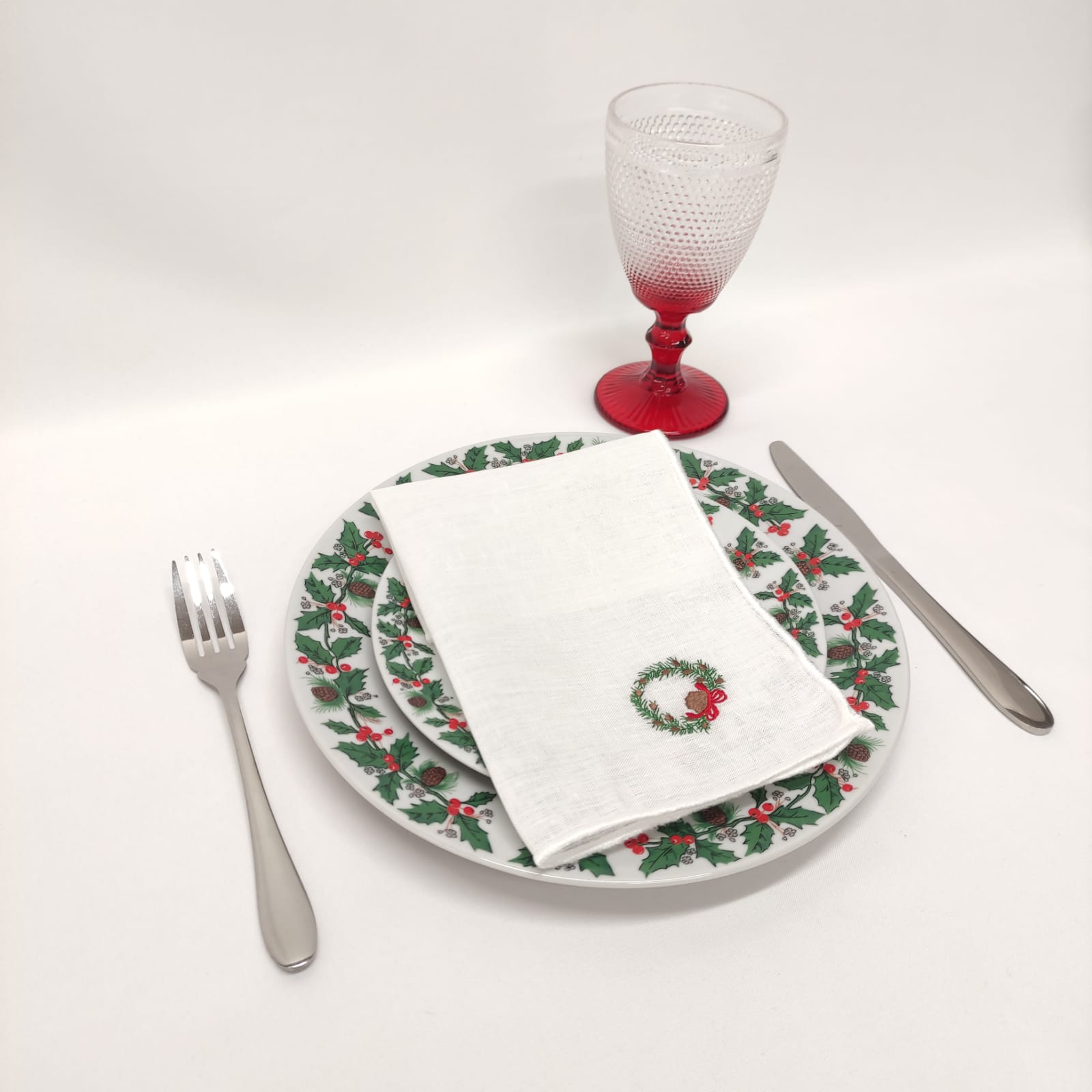 Guardanapo Rolinho Linho Of Grinalda White