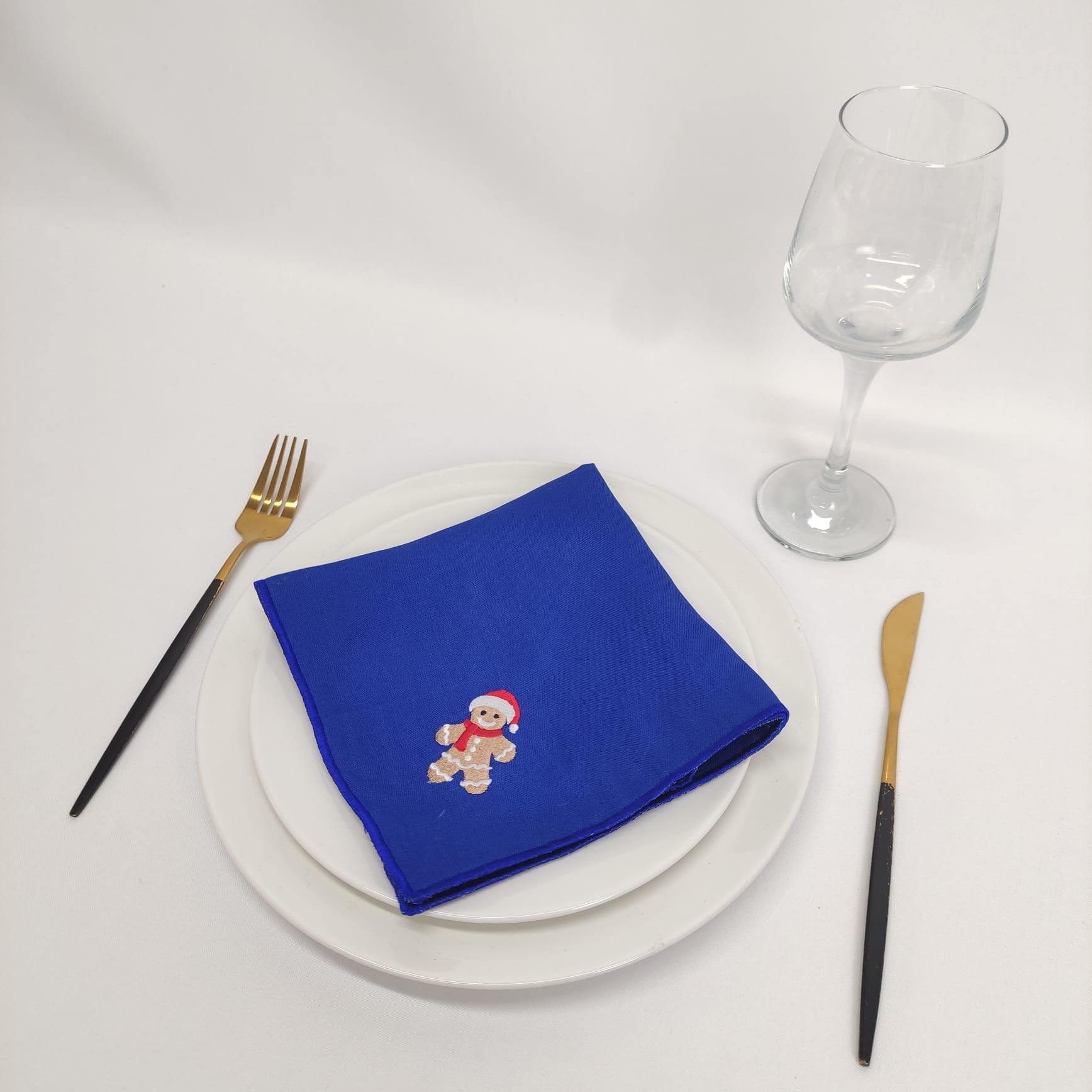 Guardanapo Linho Of Rolinho Gingerbread Man