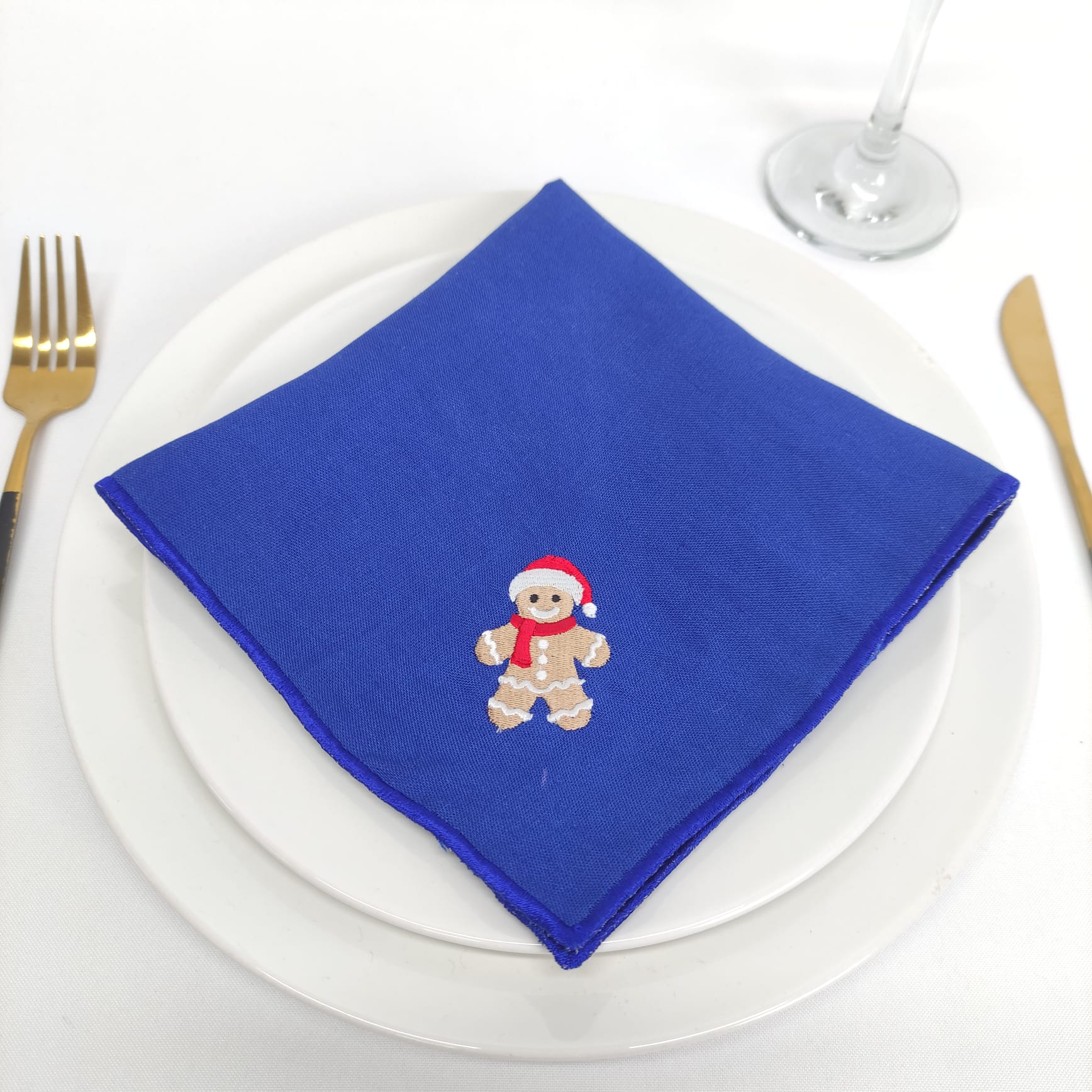 Guardanapo Linho Of Rolinho Gingerbread Man