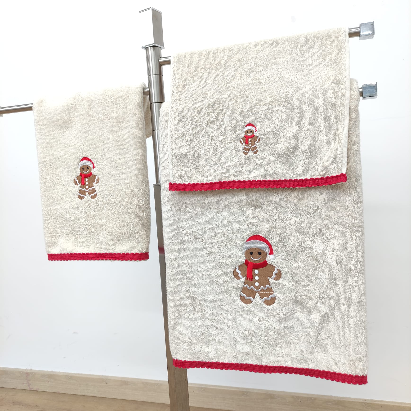 Toalha de Banho Gingerbread Man