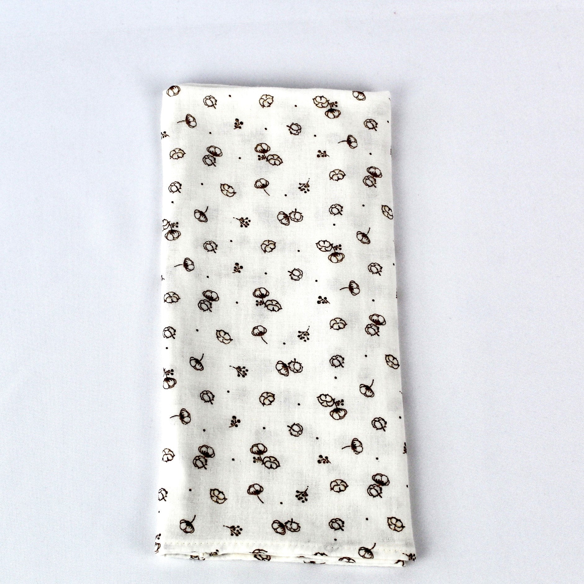 Fralda Musselina Flor de Algodão Personalizável