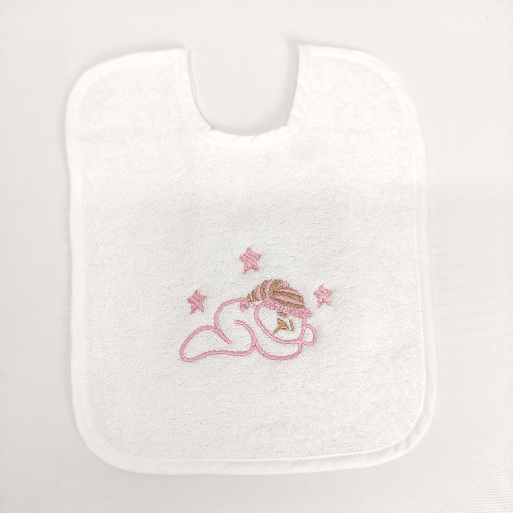 Babete Felpo Bebé Soninho Personalizável