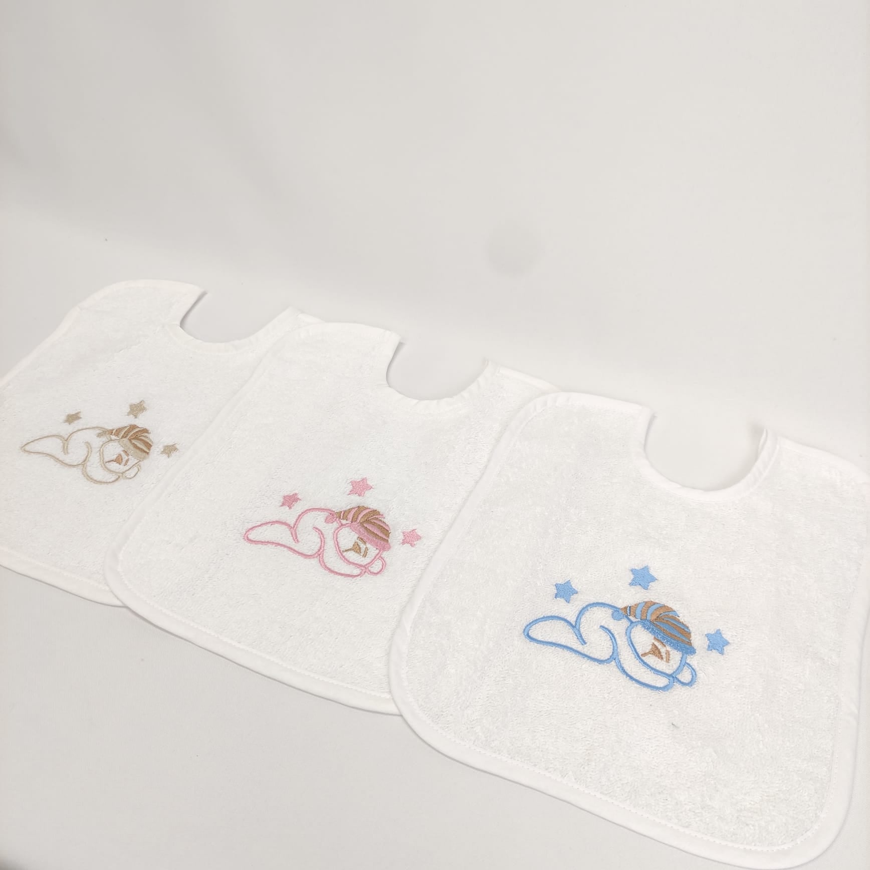 Babete Felpo Bebé Soninho Personalizável