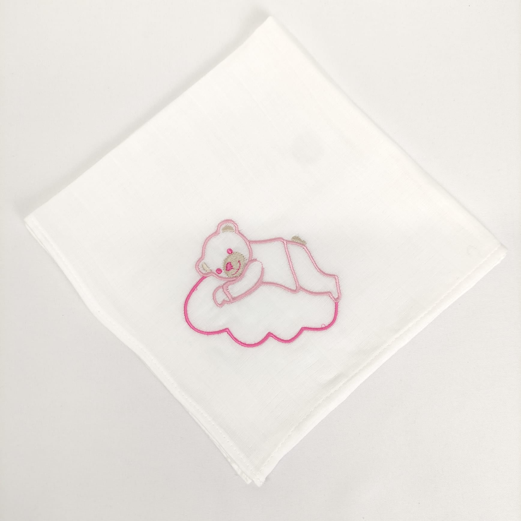Fralda Algodão Urso Nuvem Personalizável