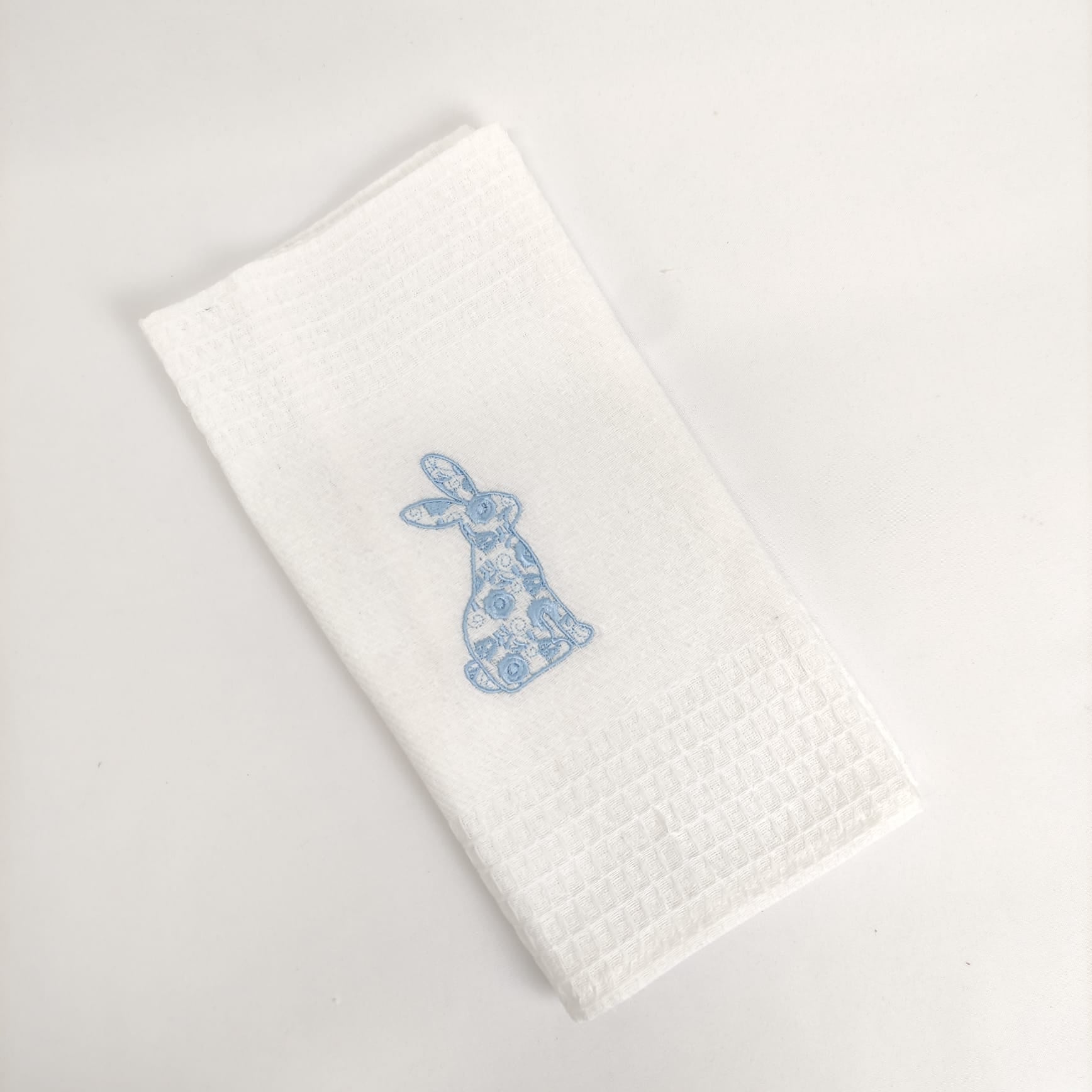 Pano de Cozinha Algodão Easter Bunny