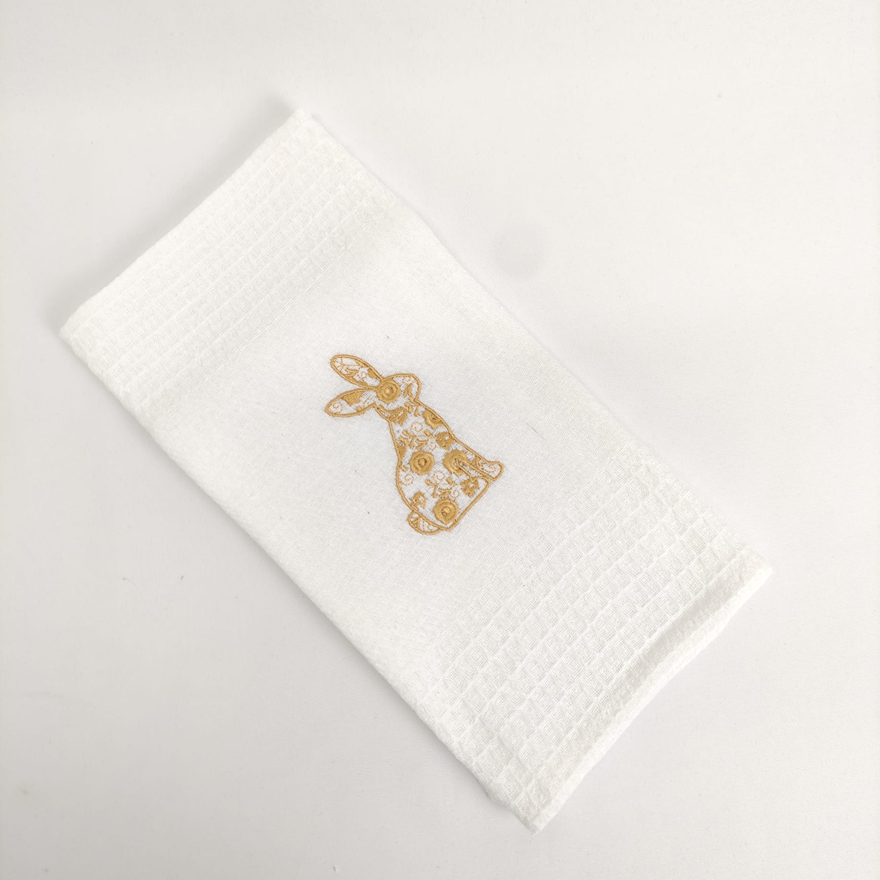 Pano de Cozinha Algodão Easter Bunny