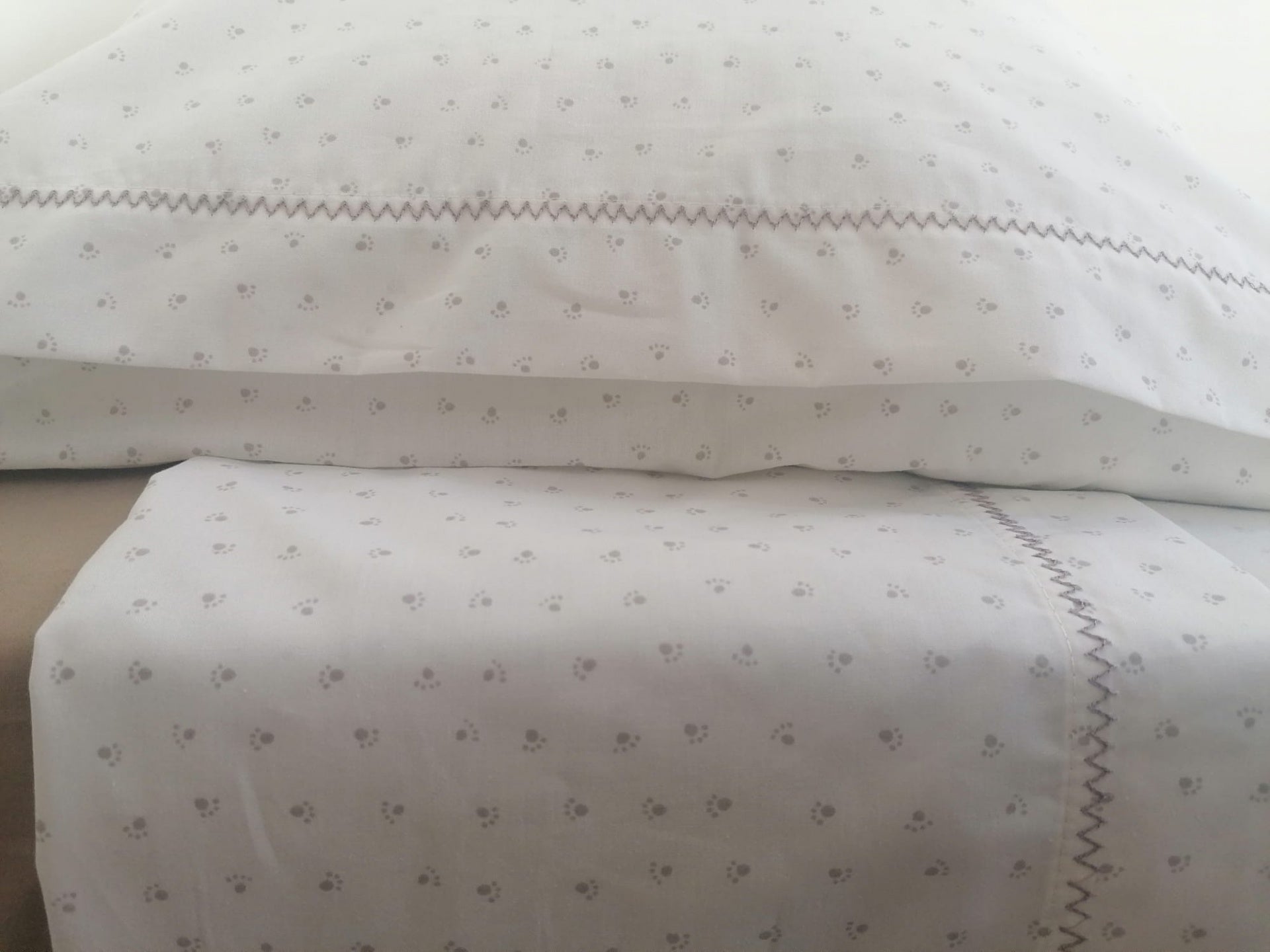Jogo de Cama Bebé Pegadas