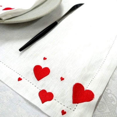 Individual Namorados Linho JOL