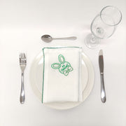 Guardanapo Páscoa Verde Linho JOL/COL Coelho