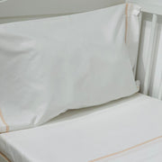 Jogo de Cama Bebé Algodão Renda Salmão s/stock