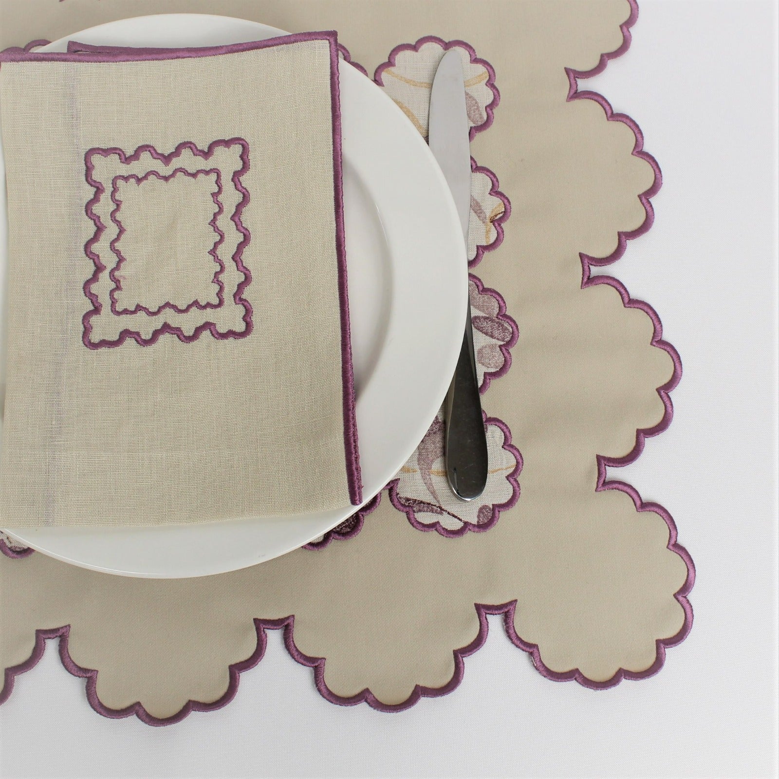 Individual Belle Pink Linho Col