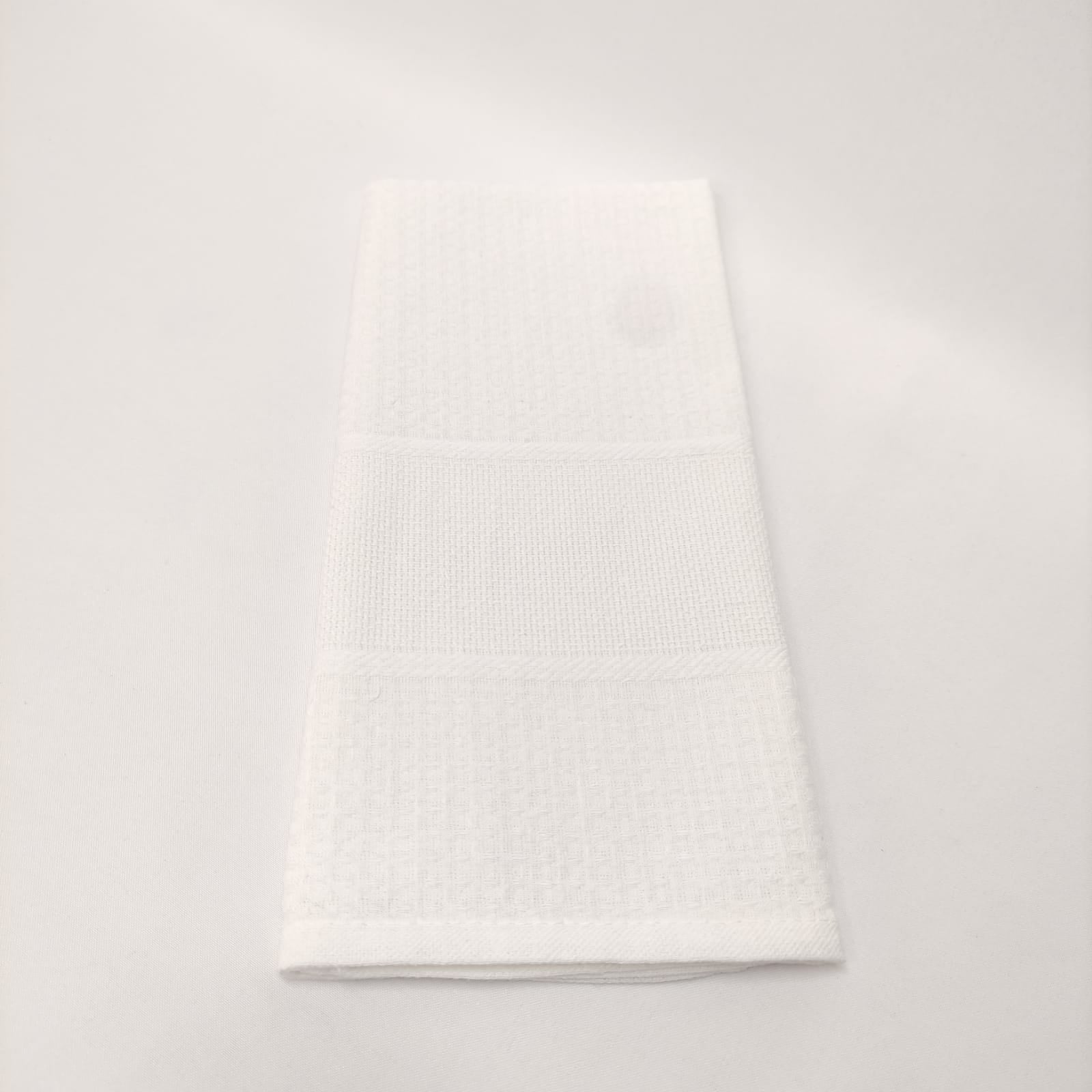 Pano de Cozinha Algodão Branco