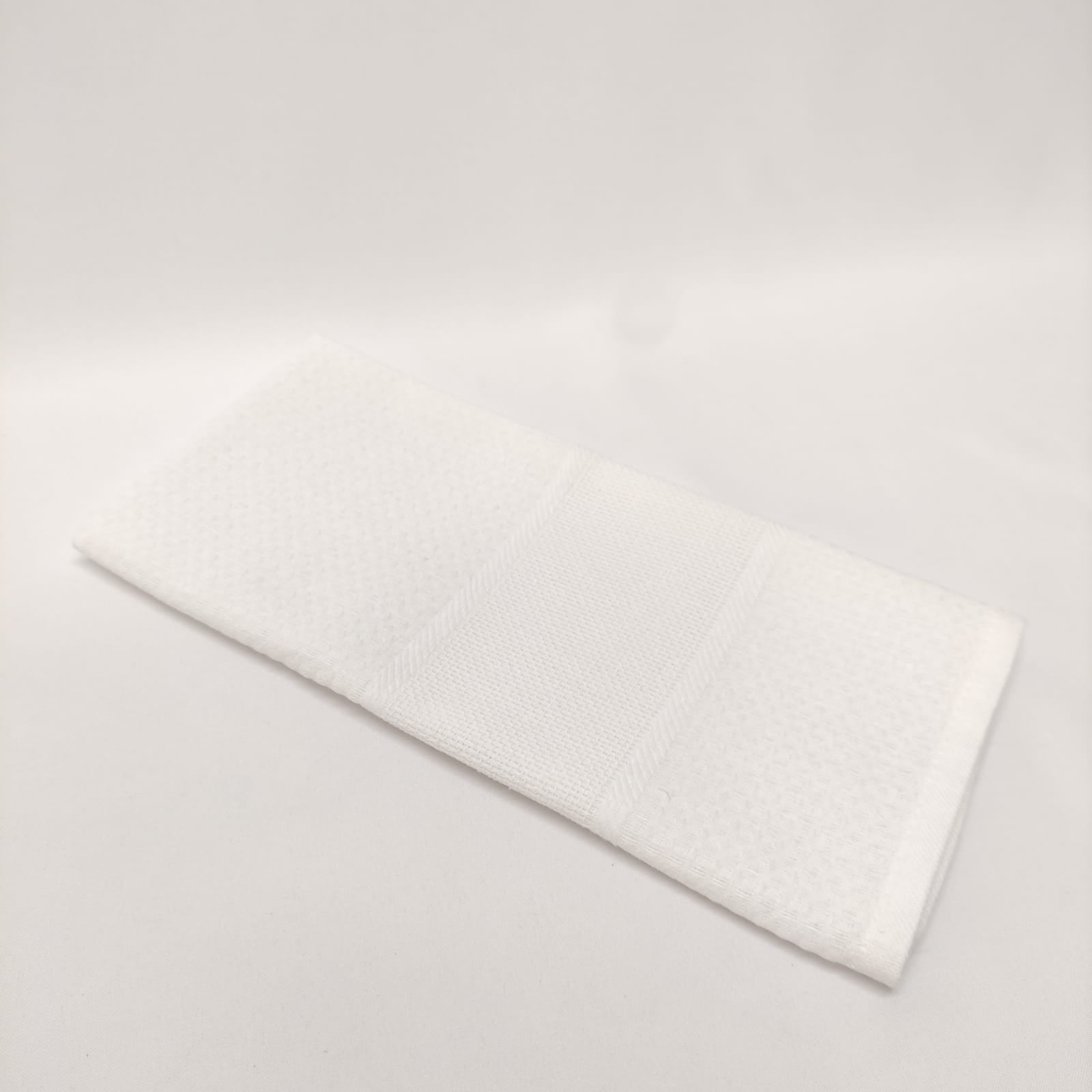 Pano de Cozinha Algodão Branco
