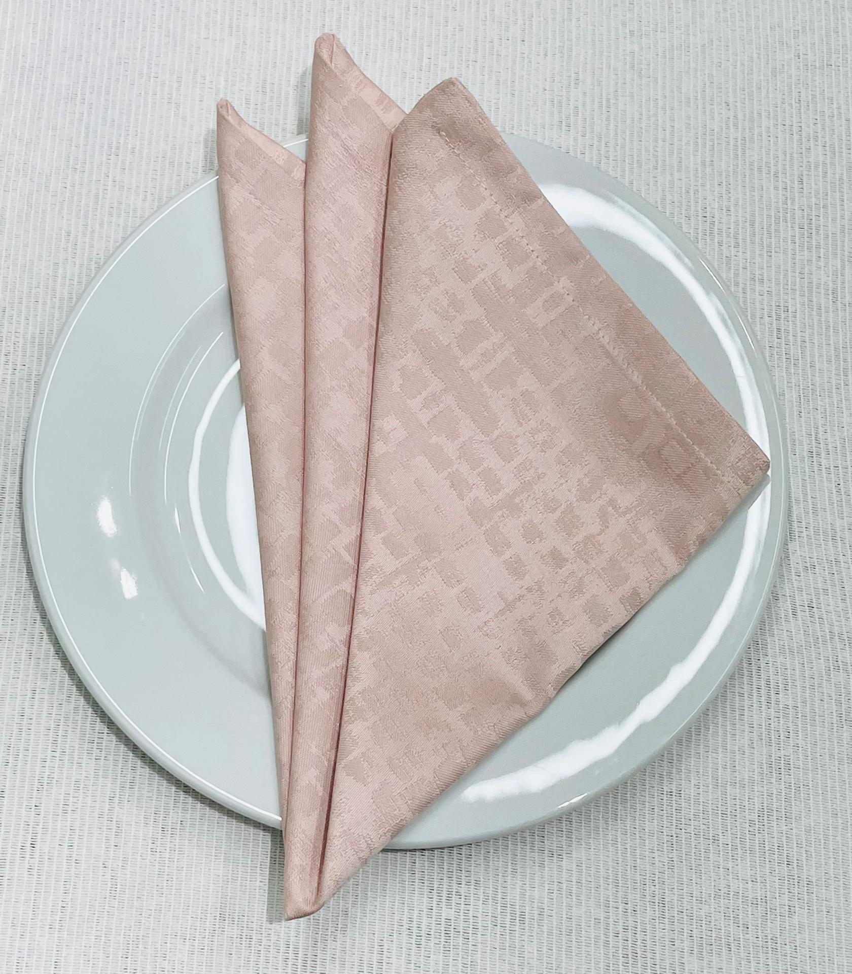 Guardanapo Acetinado Rosa