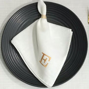 Guardanapo Letra Bordada Linho