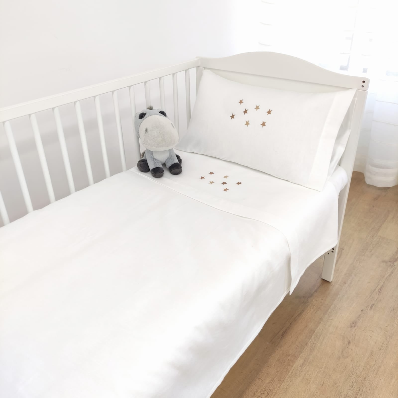 Jogo de Cama Bebé Estrelas Flanela