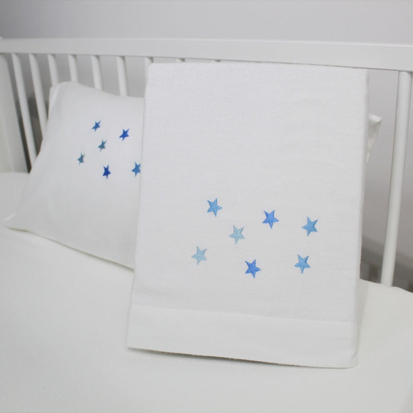 Jogo de Cama Bebé Estrelas Flanela